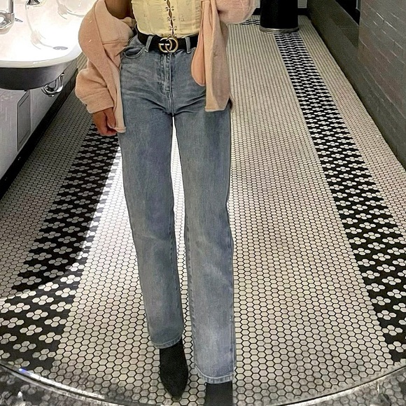 Prettylittlething split hem jeans - Picture 1 of 1